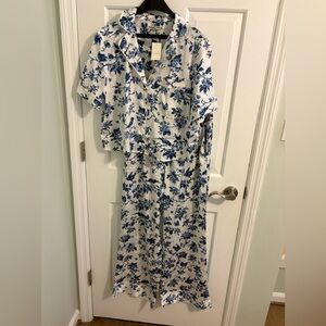 Abercrombie & Fitch Blue Floral Pajamas